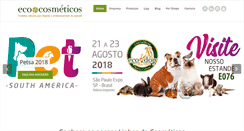 Desktop Screenshot of ecocosmeticos.com.br
