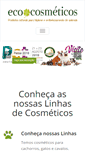 Mobile Screenshot of ecocosmeticos.com.br